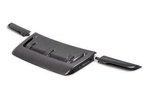 Ford F-150 Raptor Hood Vent - Ford Racing - Carbon Fiber - Gloss - `21-`24 Ford F-150 Raptor Hood Vent - Ford Racing - Carbon Fiber - Gloss - `21-`24